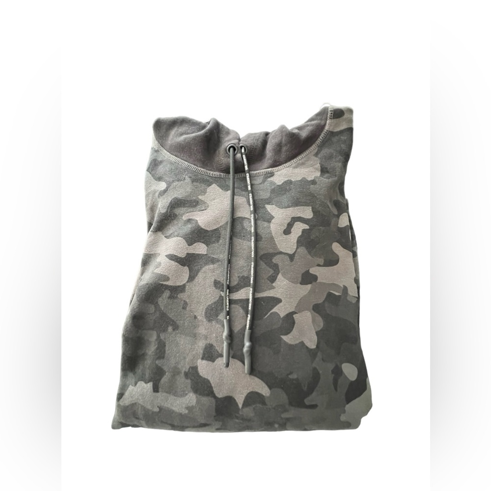 Karl Lagerfeld Camo Hoodie Gray with Black Accents Men’s XL - Picture 4 of 7